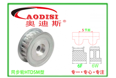 HTD5M直孔同步帶輪